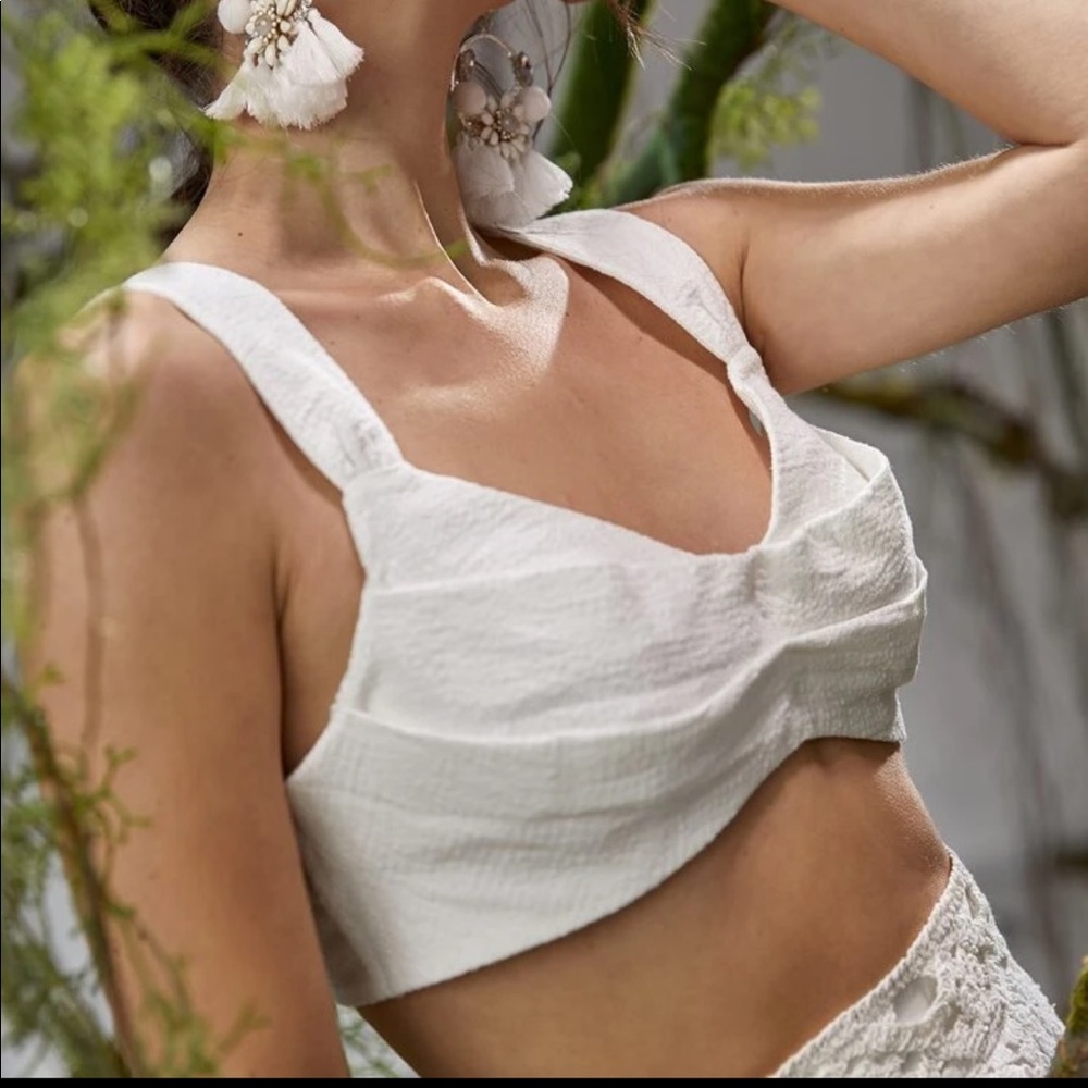 SHEIN white crop top size xs - Picture 8 of 14